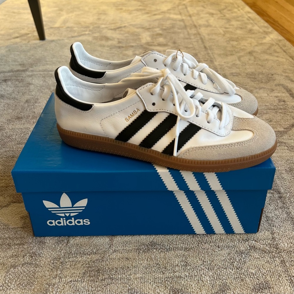 Adidas Samba Decon shoes.